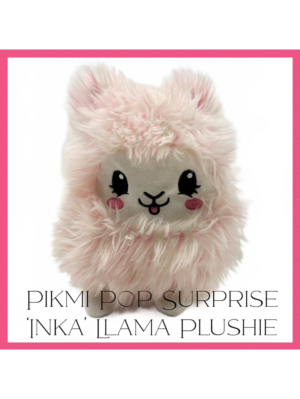 Pikmi Pops Surprise Inka the Fluffy Llama Plushie